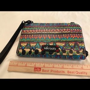 Sak Roots wallet wristlet